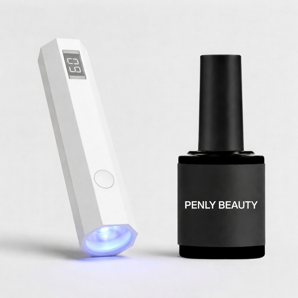 Kit de Cura - Lâmpada UV + Top Coat